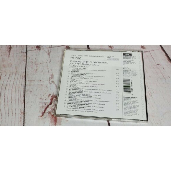 John Williams&The Boston Pops It Dont Mean A Thing If It Aint Got That Swing CD - Picture 2 of 2